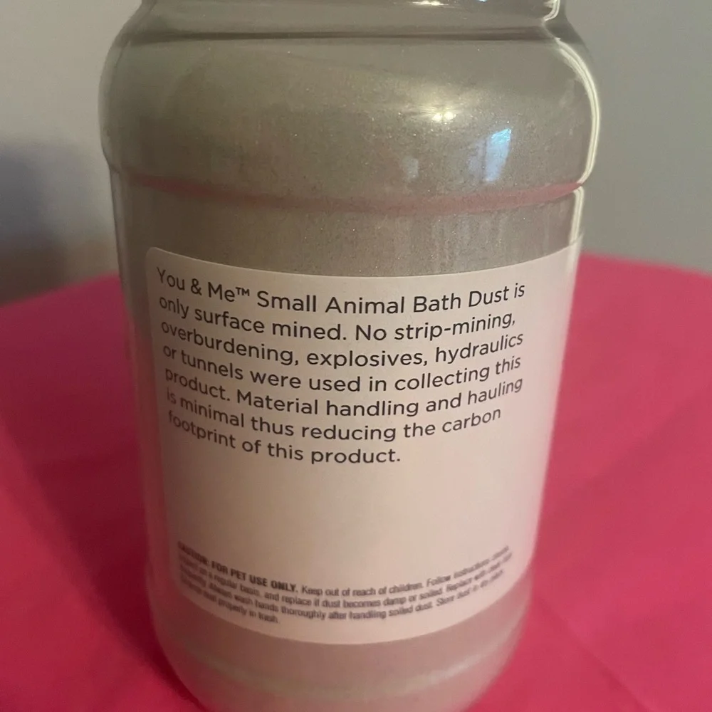 You & Me Small Animal Bath Dust NWOT